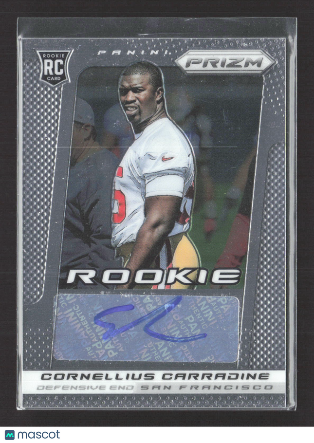 2013 Panini Prizm Cornellius Carradine #218 RC Auto
