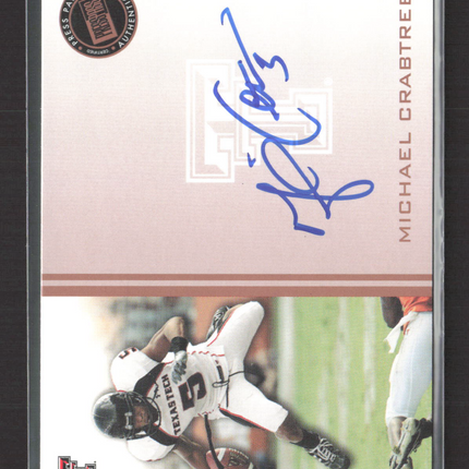 2009 Press Pass Signings Michael Crabtree #PPS-MC Auto