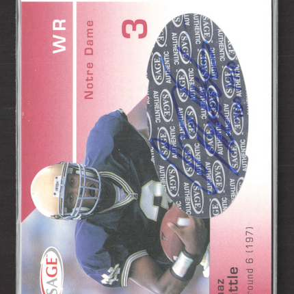 2003 SAGE Authentic Autograph Arnaz Battle #A5 Auto /910