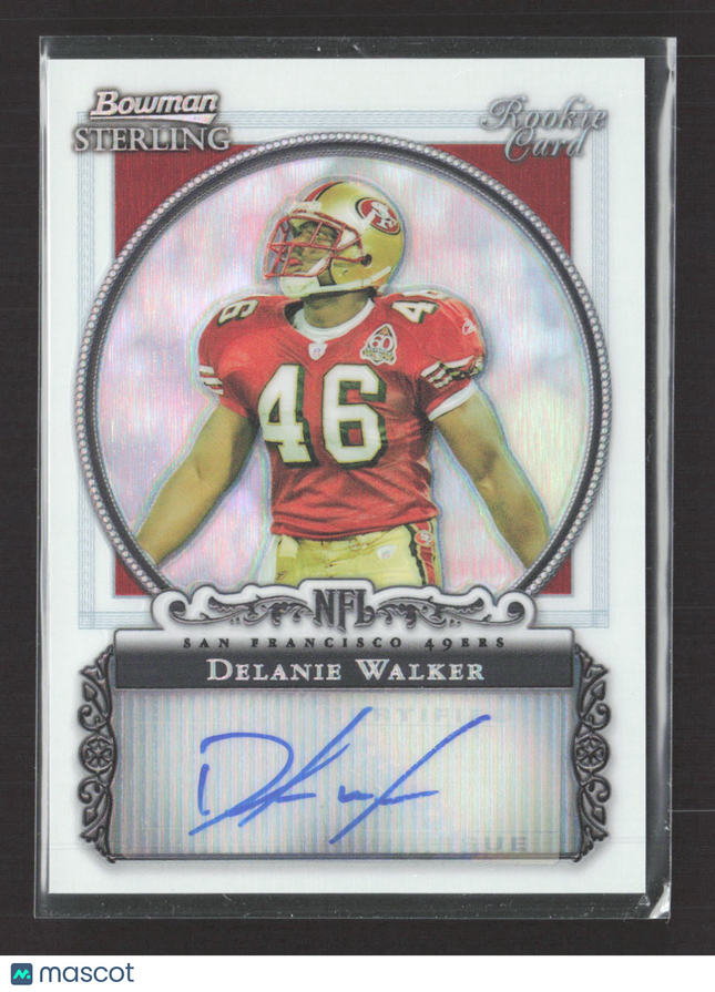 2006 Bowman Sterling Delanie Walker #BS-DWA Refractor Auto /199