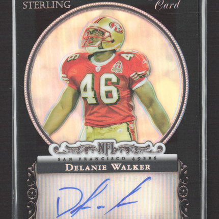 2006 Bowman Sterling Delanie Walker #BS-DWA Refractor Auto