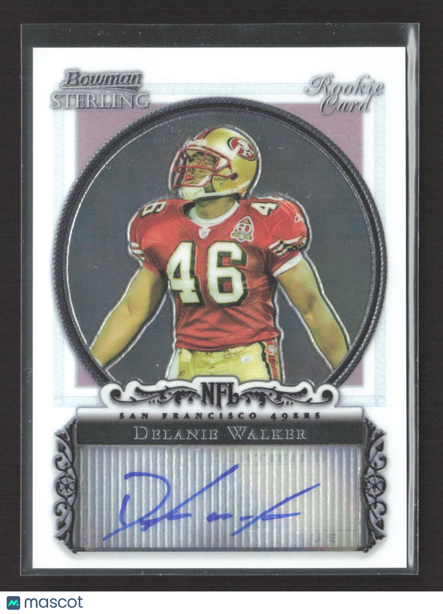 2006 Bowman Sterling Delanie Walker #BS-DWA RC Auto