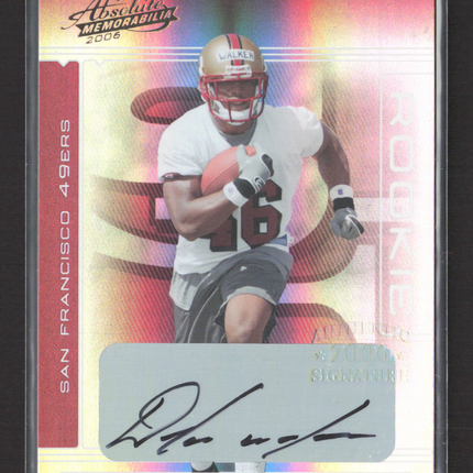 2006 Playoff Absolute Memorabilia Delanie Walker #247 Auto /299