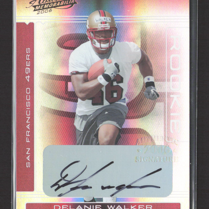 2006 Playoff Absolute Memorabilia Delanie Walker #247 Auto /299