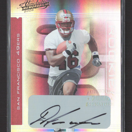 2006 Playoff Absolute Memorabilia Delanie Walker #247 Auto /299