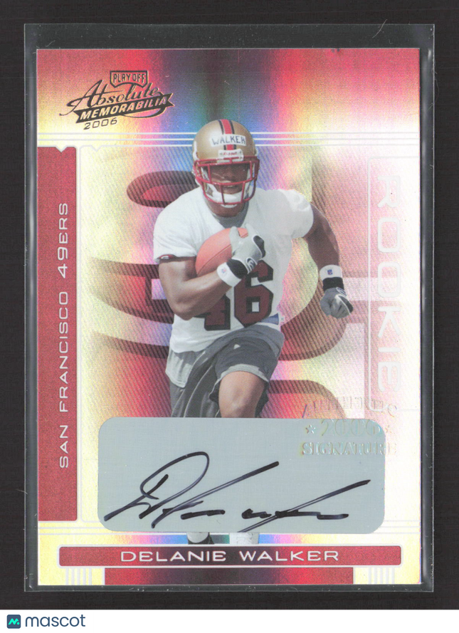 2006 Playoff Absolute Memorabilia Delanie Walker #247 Auto /299