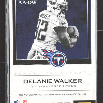 2018 Panini Vertex Delanie Walker #AA-DW Auto /99