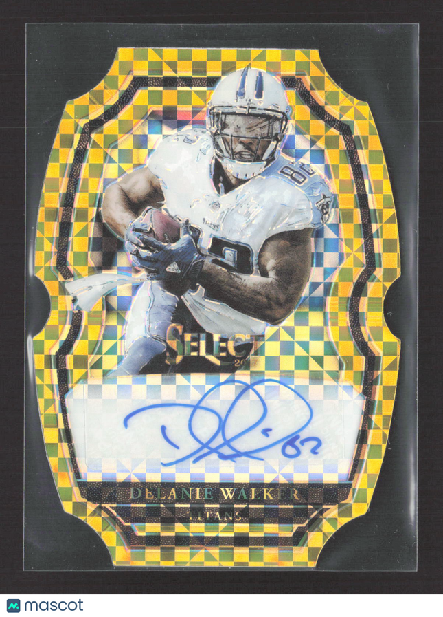 2018 Panini Select Prizm Delanie Walker #SP-DW Gold Die-Cut 5/5 Auto