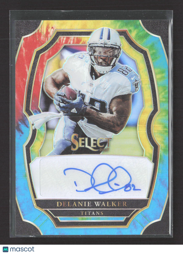 2018 Panini Select Prizm Delanie Walker #SP-DW Tie-Dye 05/10 Auto