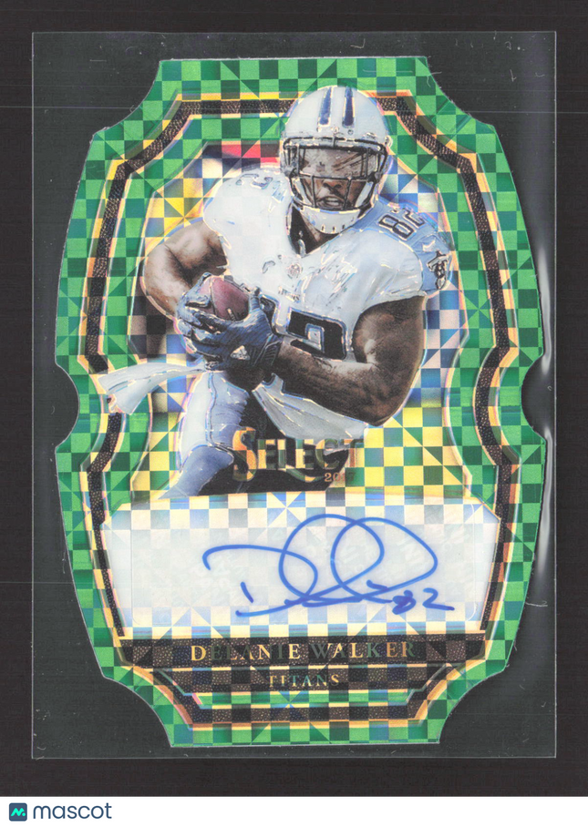 2018 Panini Select Prizm Delanie Walker #SP-DW Green Die-Cut 2/5 Auto