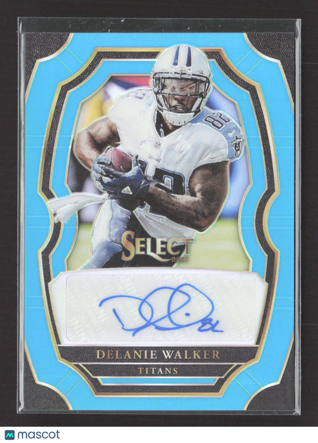 2018 Panini Select Prizm Delanie Walker #SP-DW Light Blue 11/15 Auto