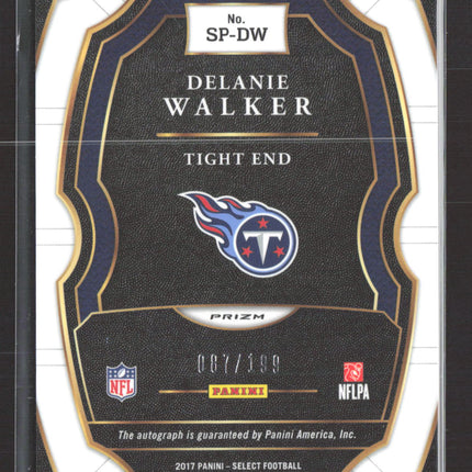 2018 Panini Select Prizm Delanie Walker #SP-DW 087/199 Auto