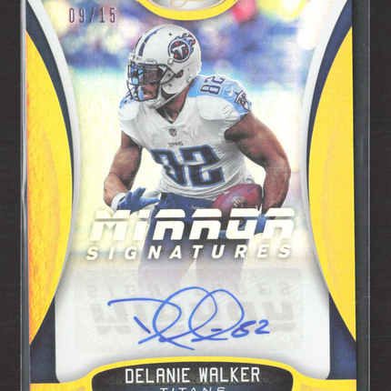 2018 Certified Mirror Signatures Delanie Walker #MS-DK 09/15 Mirror Auto /15