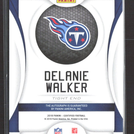 2018 Certified Mirror Signatures Delanie Walker #MS-DK 09/15 Mirror Auto /15