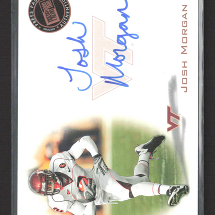 2008 Press Pass Signings Josh Morgan #PPS-JM Auto