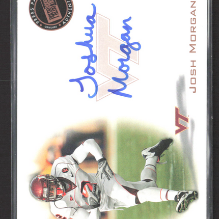 2008 Press Pass Signings Josh Morgan #PPS-JM Auto