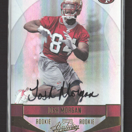 2008 Playoff Absolute Memorabilia Josh Morgan #198 Auto