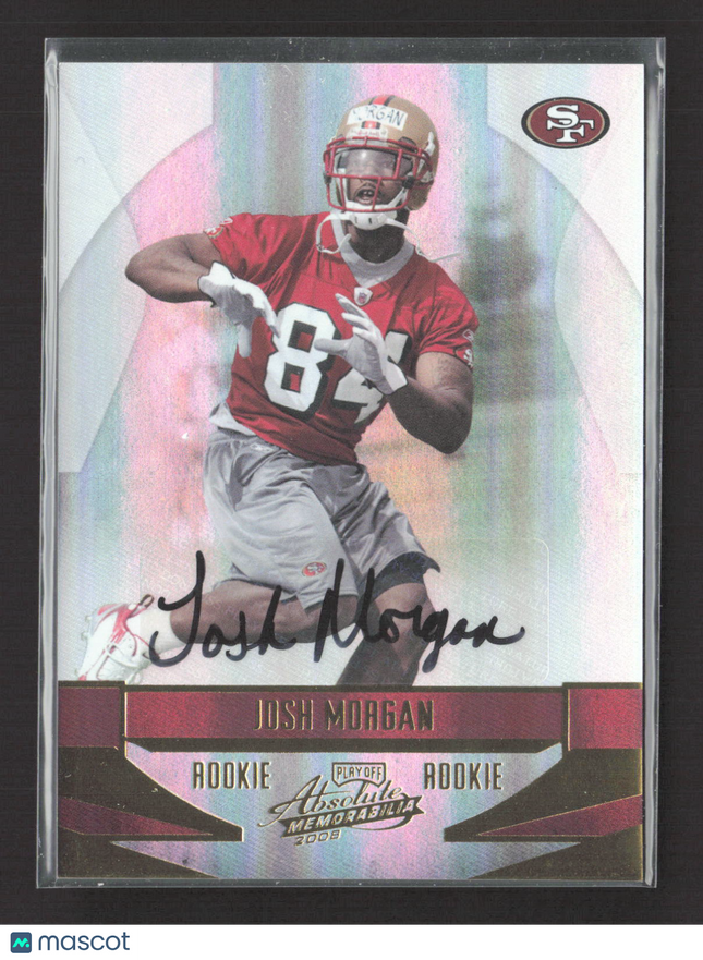 2008 Playoff Absolute Memorabilia Josh Morgan #198 Auto