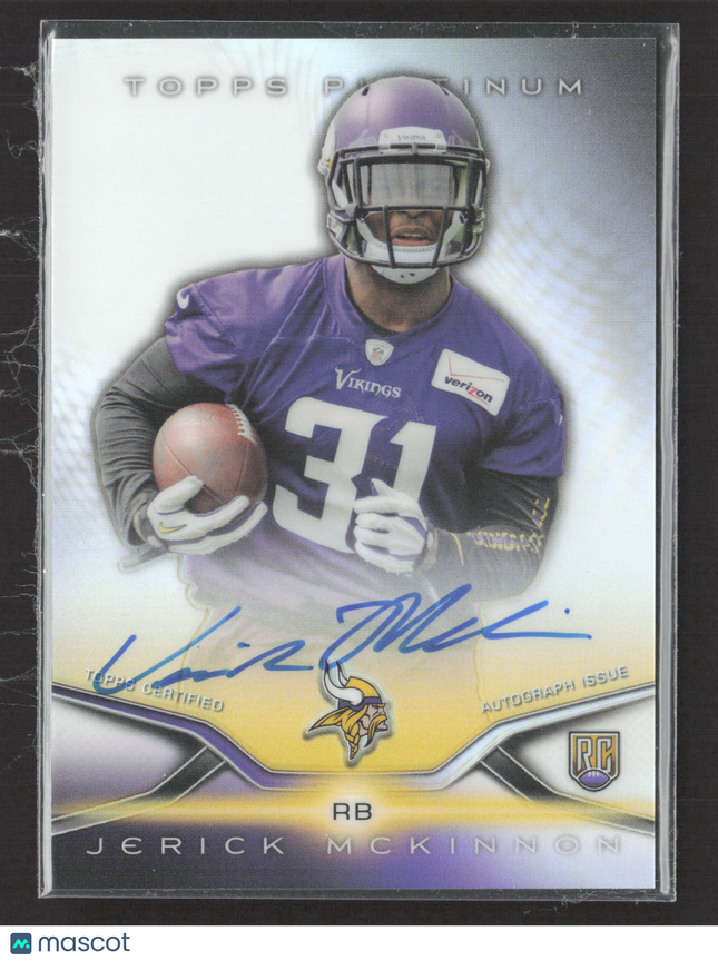 2014 Topps Platinum Jerick McKinnon #43 RC Auto