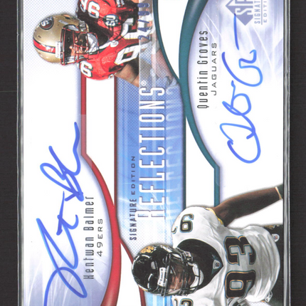 2009 Upper Deck SP Signature Kentwan Balmer Quentin Groves #R-BG Auto