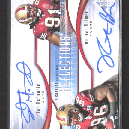2009 Upper Deck SP Signature Edition Reflections Ray McDonald #R-MB Auto