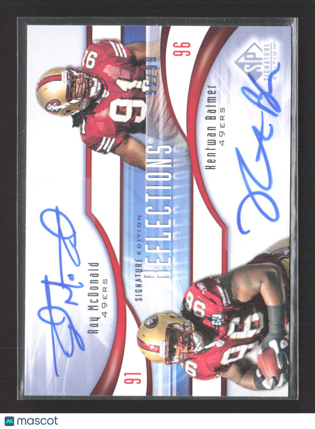 2009 Upper Deck SP Signature Edition Reflections Ray McDonald #R-MB Auto