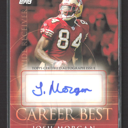 2009 Topps Career Best Josh Morgan #CBA-JM Auto