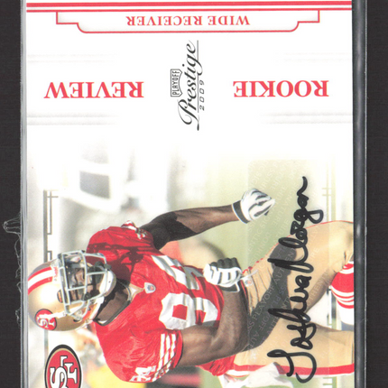 2009 Playoff Prestige Rookie Review Josh Morgan #33 Auto /250
