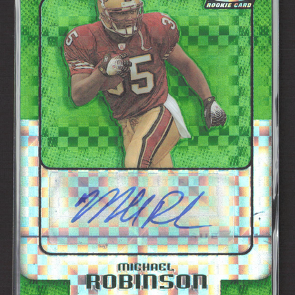 2005 Topps Finest Michael Robinson #178 X-Fractor Auto 46/50