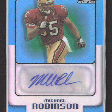 2005 Topps Finest Michael Robinson #178 Refractor Auto /299