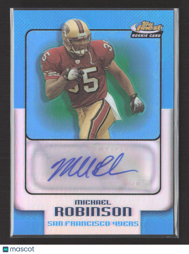 2005 Topps Finest Michael Robinson #178 Refractor Auto /299