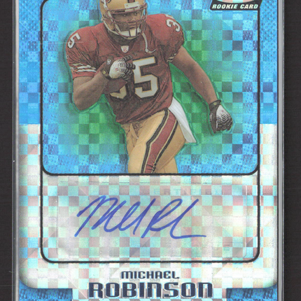 2006 Topps Finest Michael Robinson #178 X-Fractor Auto /150