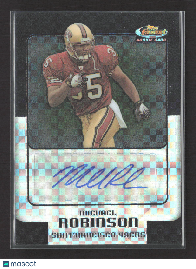 2005 Topps Finest Michael Robinson #178 X-Fractor Auto Black X Fractor /25