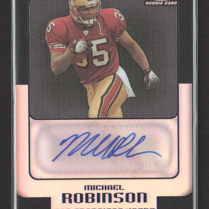 2006 Topps Finest Michael Robinson #178 Refractor Auto /99