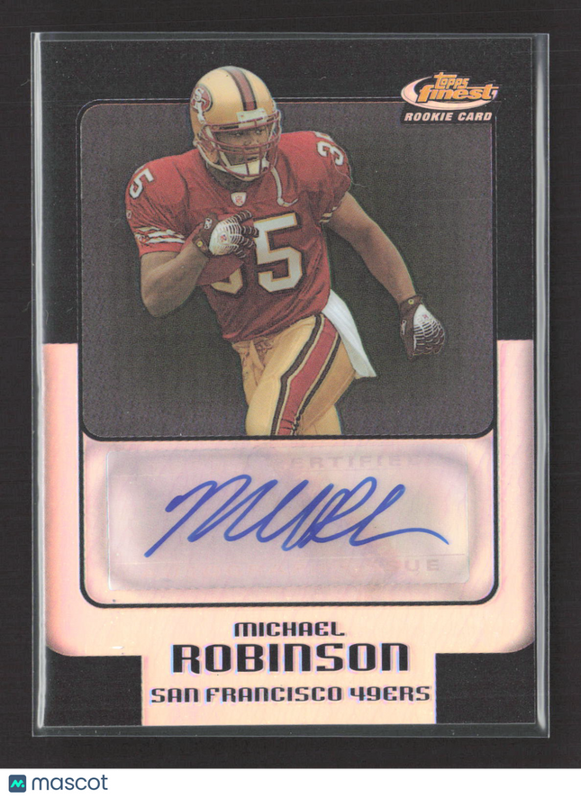 2006 Topps Finest Michael Robinson #178 Refractor Auto /99