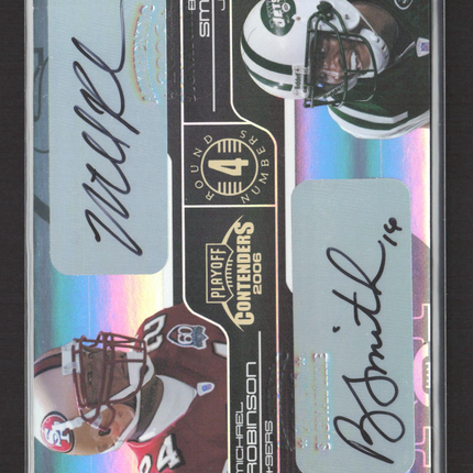 2006 Playoff Quad Auto Michael Robinson Brad Smith /5