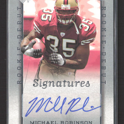 2006 Upper Deck Rookie Debut Signatures Michael Robinson #247 Auto