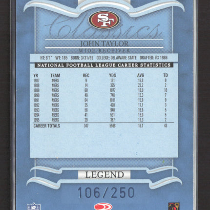 2003 Donruss Classics Significant Signatures John Taylor #133 Auto /250
