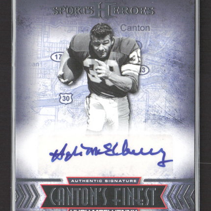 2013 Leaf Canton's Finest Hugh McElhenny #CF-HM1 07/10 Auto