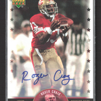 2005 Upper Deck Legends Football Legendary Signatures Roger Craig #LS-RG Auto