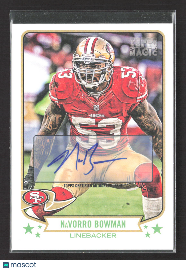 2010 Topps Magic NaVorro Bowman #38 Auto