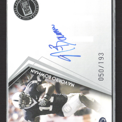 2010 Press Pass Signings NaVorro Bowman #PPS-NB 050/193 Auto
