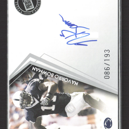 2010 Press Pass Signings NaVorro Bowman #PPS-NB 086/193 Auto
