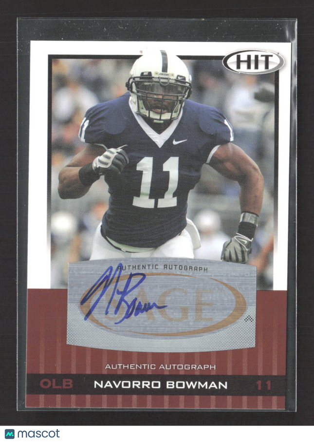 2010 SAGE HIT NaVorro Bowman #A59 Auto