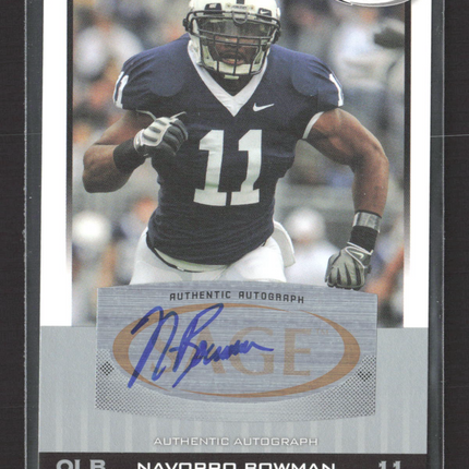 2010 SAGE HIT NaVorro Bowman #A59 Authentic Auto