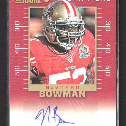2013 Score Inscriptions NaVorro Bowman #IN-NB Auto