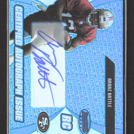 2003 Bowman's Best Arnaz Battle #129 185/499 RC Auto