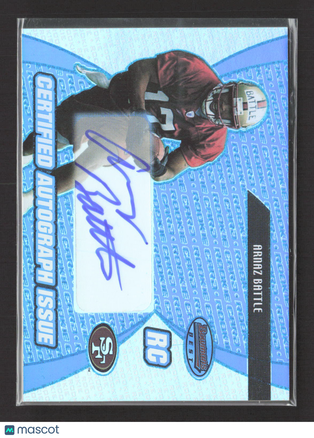 2003 Topps Bowman's Best Arnaz Battle #129 055/499 RC Auto