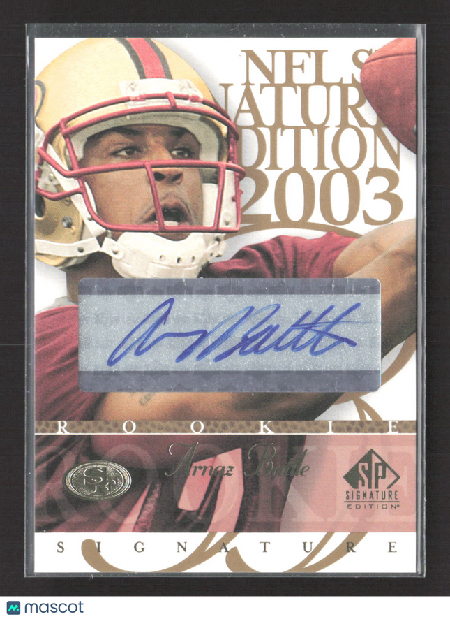 2003 Upper Deck SP Signature Edition Arnaz Battle #AR Auto