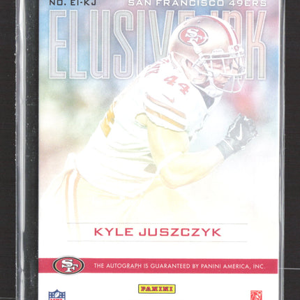 2017 Panini Illusions Elusive Ink Kyle Juszczyk #EI-KJ 004/100 Auto